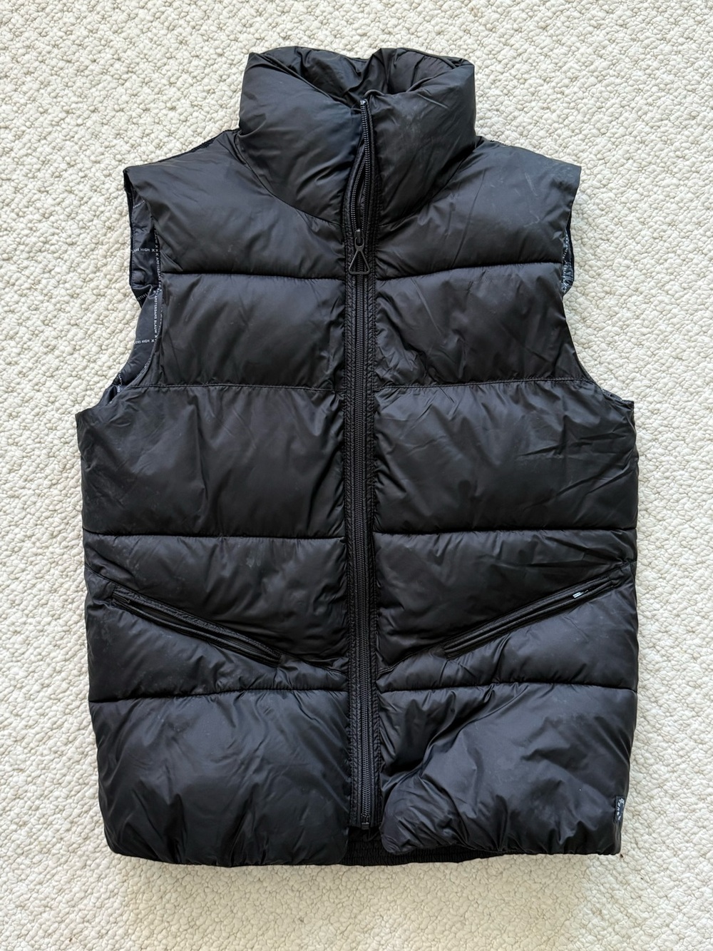 Scotch & Soda Black Quilted Down Vest